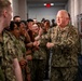 MCPON Honea attends Recruit Training Command &quot;Pizza Night&quot;