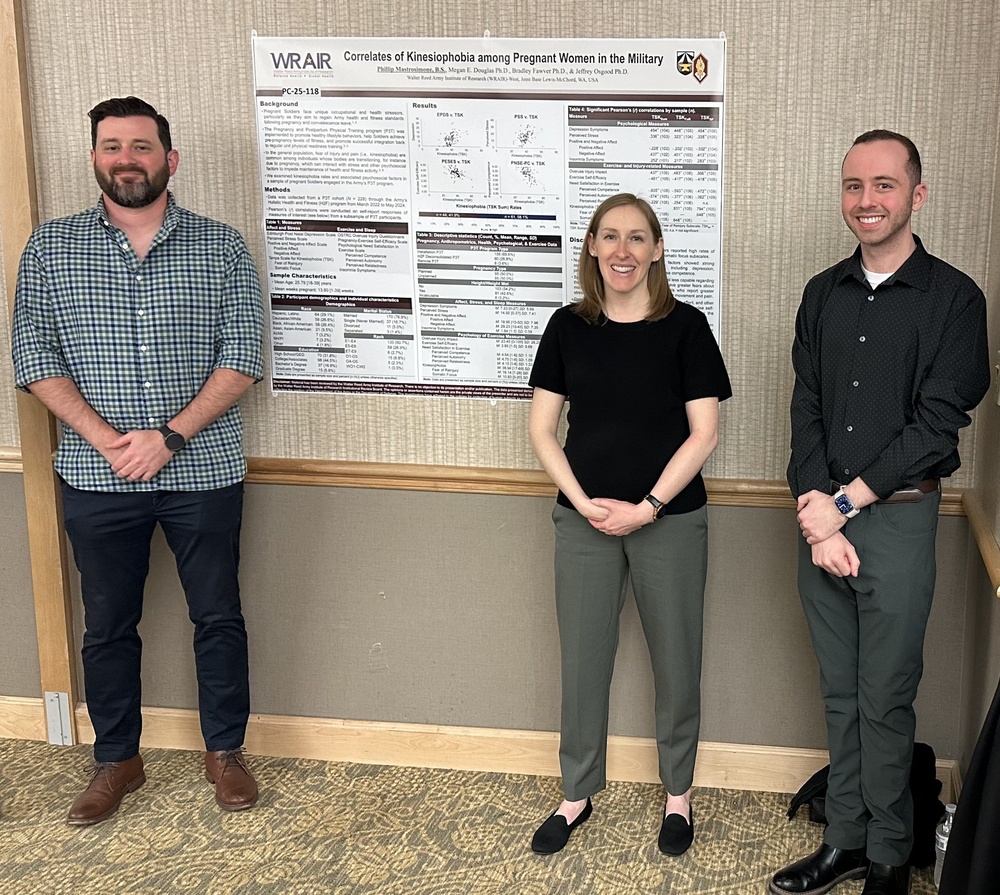 WRAIR-West presents a poster at Madigan Army Medical Center Research Day