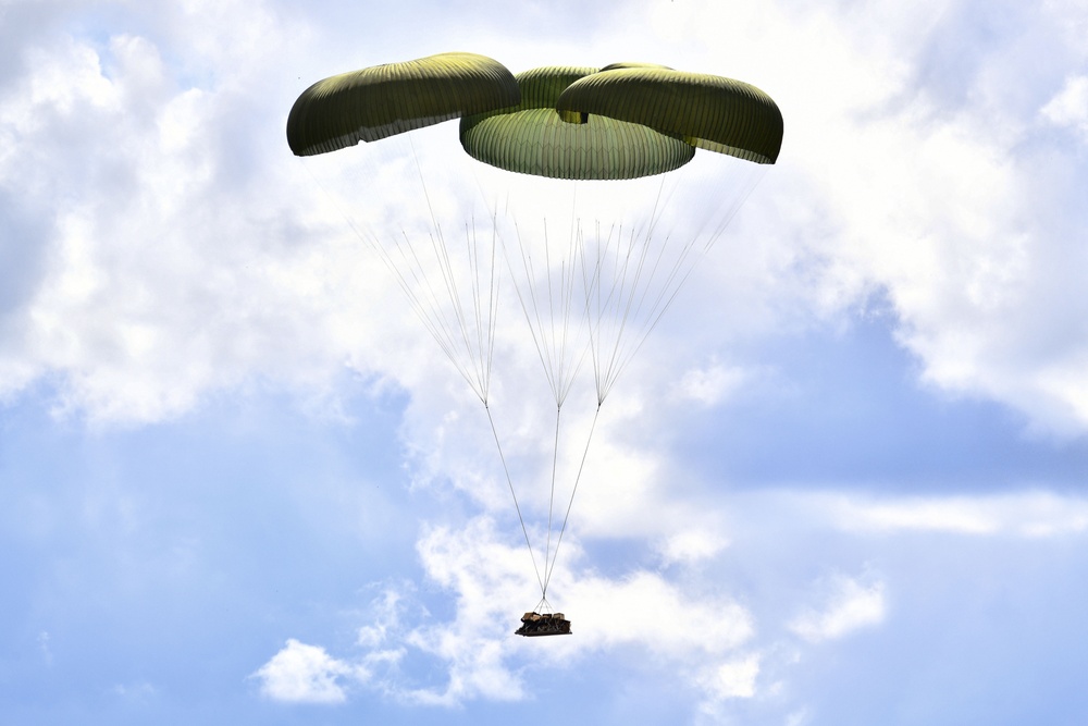 Swift Response 2025: 173rd Airborne Brigade executes heavy equipment drop in Lithuania