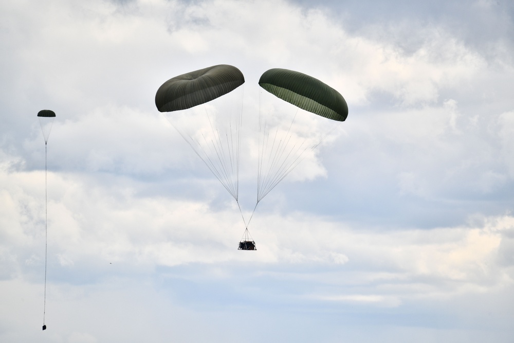Swift Response 2025: 173rd Airborne Brigade executes heavy equipment drop in Lithuania