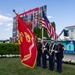 In the Winner's Circle: MCSB Color Guard at Preakness 150