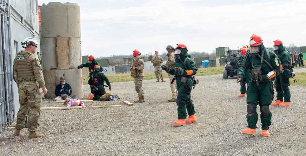 182nd Medical Group, FSRT Complete Joint CERF-P Exercise and Evaluation in Sparta