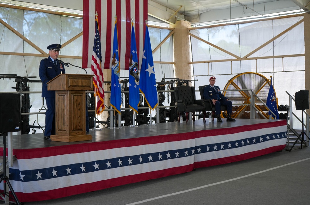 Special Tactics Enterprise Transitions as 24 SOW Flag Furled