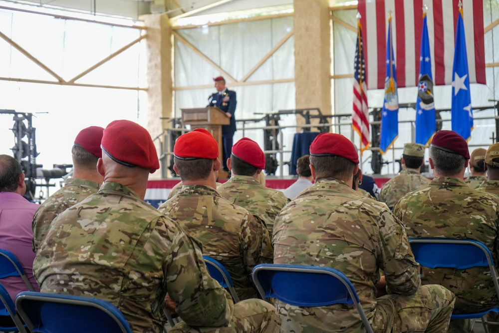 Special Tactics Enterprise Transitions as 24 SOW Flag Furled
