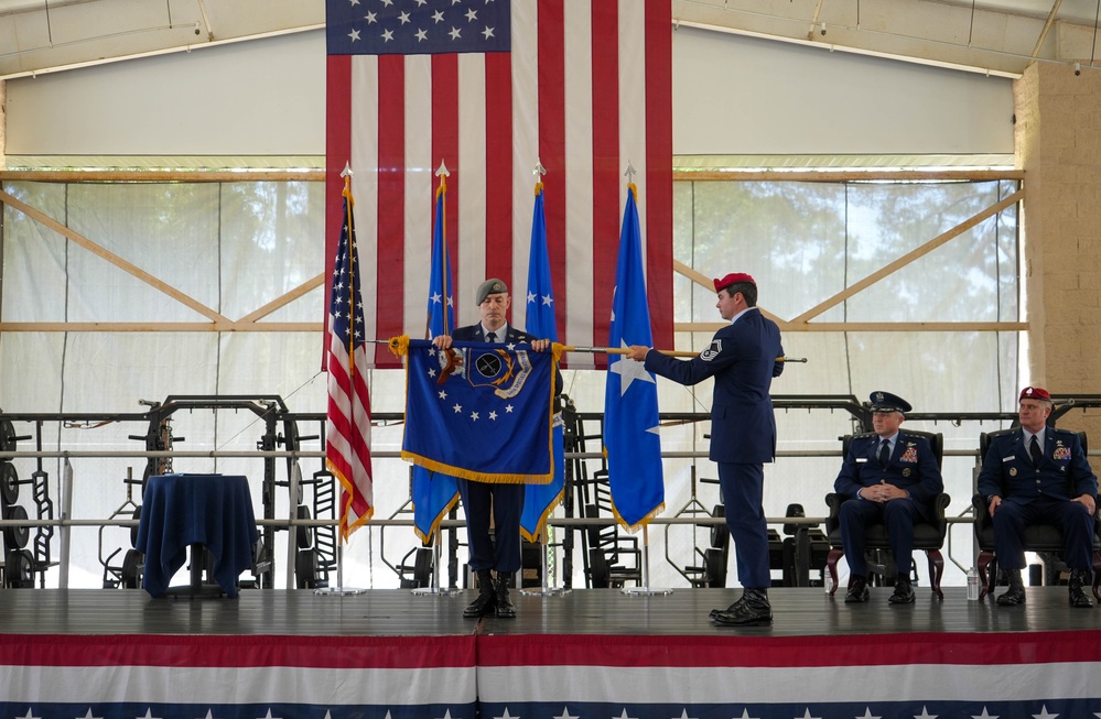 Special Tactics Enterprise Transitions as 24 SOW Flag Furled