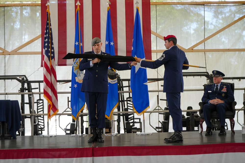 Special Tactics Enterprise Transitions as 24 SOW Flag Furled