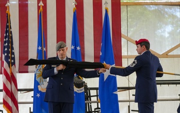 Special Tactics Enterprise Transitions as 24 SOW Flag Furled