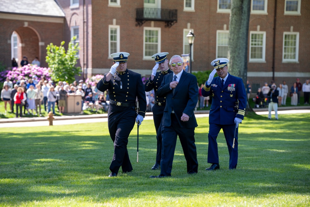 Coast Guard Academy recognizes Dr. James Tyler for advancing maritime excellence