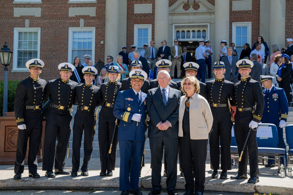 Coast Guard Academy recognizes Dr. James Tyler for advancing maritime excellence