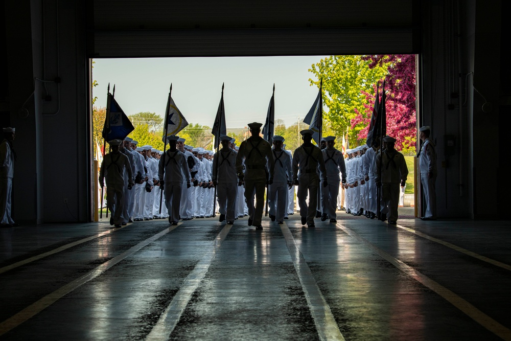 Recruit Training Command Pass in Review (DATE)