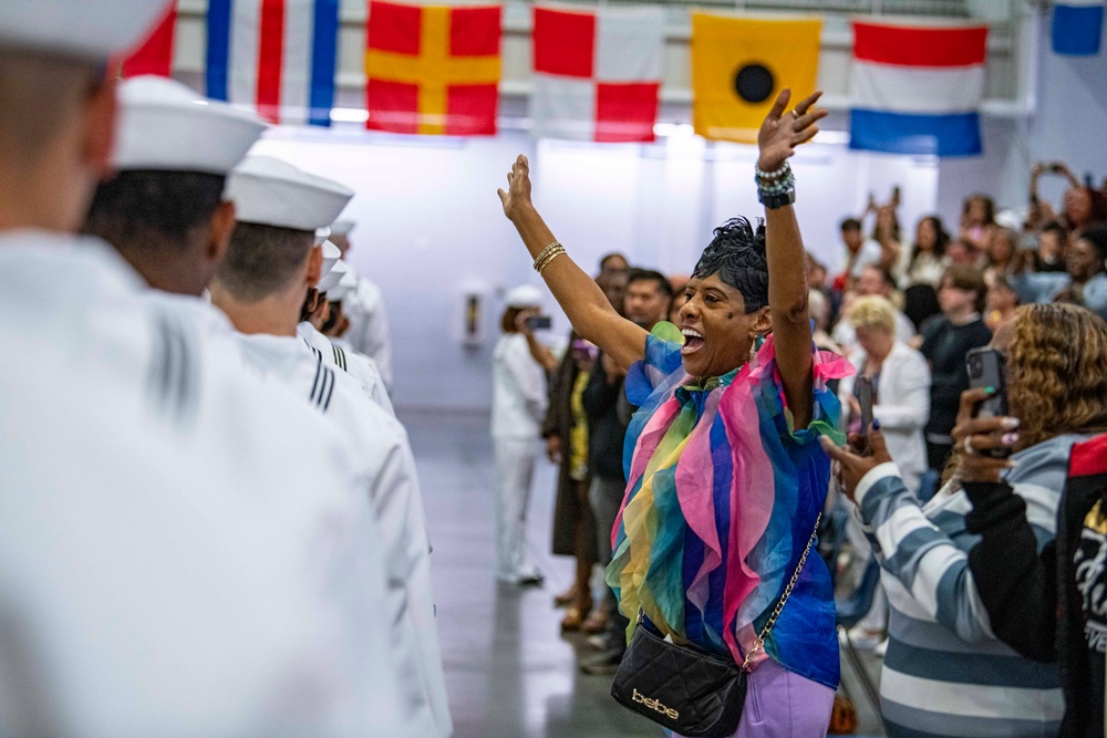 Recruit Training Command Pass in Review (DATE)