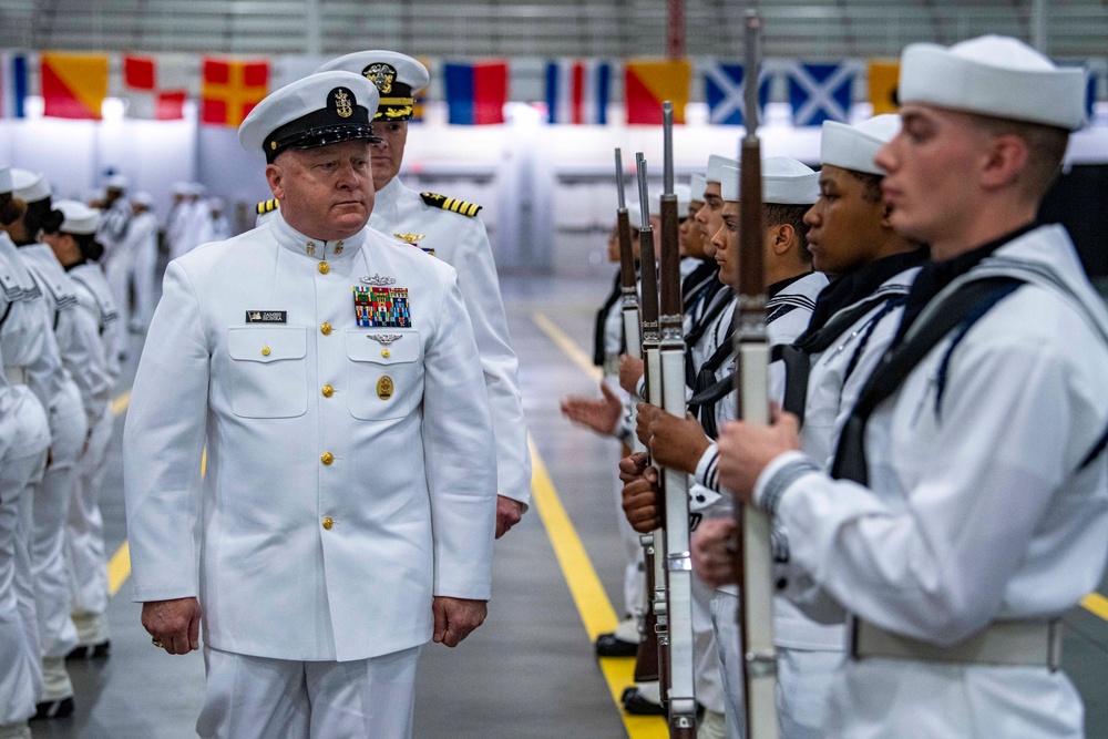 Recruit Training Command Pass in Review (DATE)