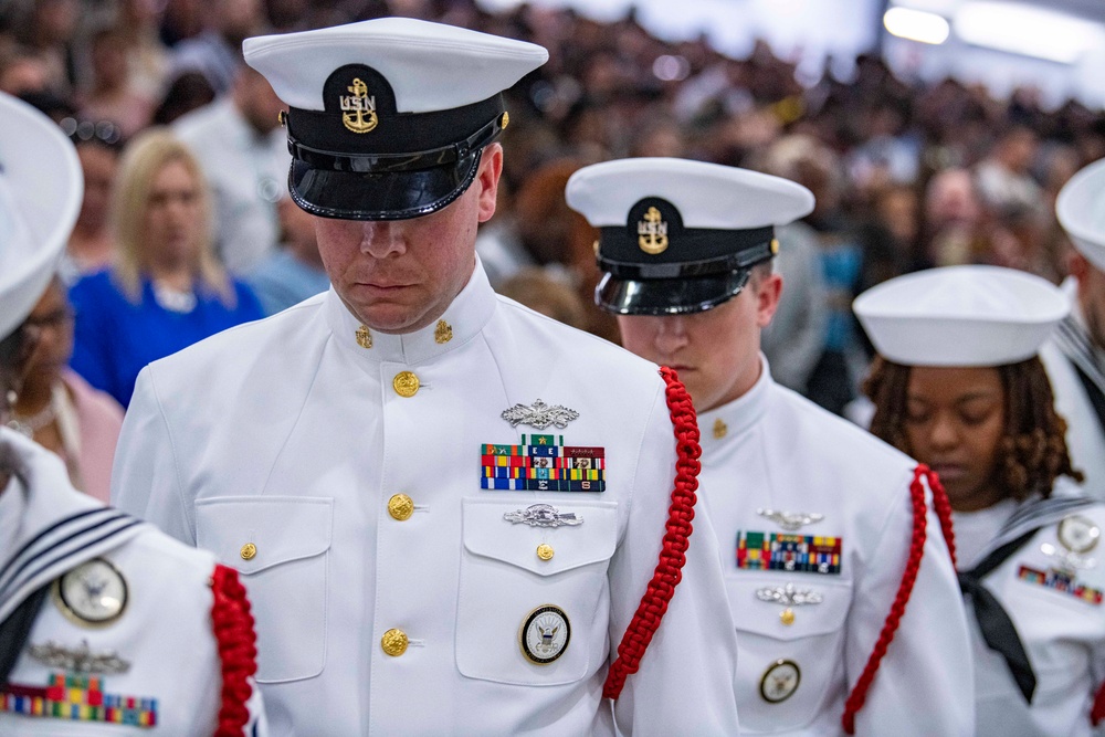 Recruit Training Command Pass in Review (DATE)