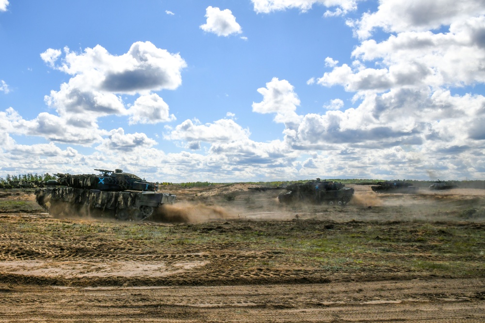 Swift Response 2025: Allied Tanks in Action on DV day in Lithuania