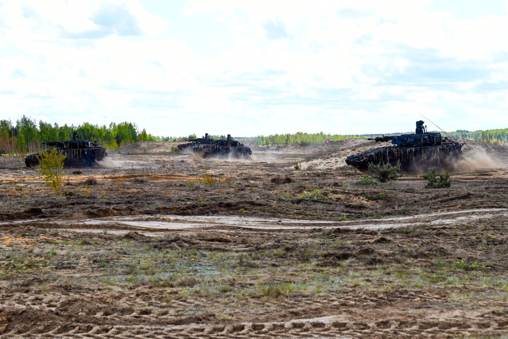 Swift Response 2025: Allied Tanks in Action on DV day in Lithuania
