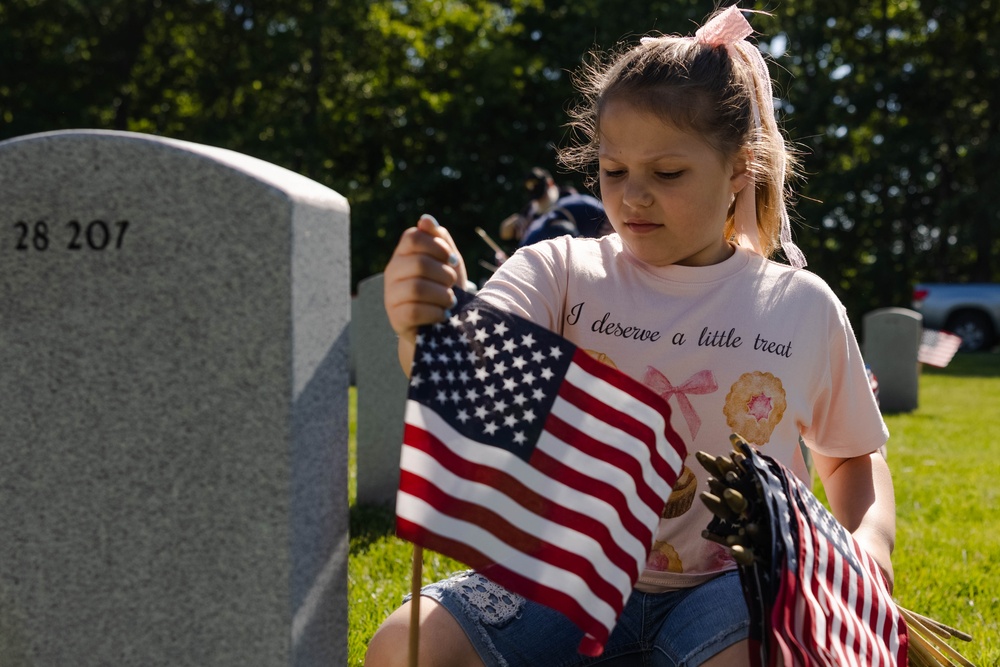 Memorial Day Flag Planting