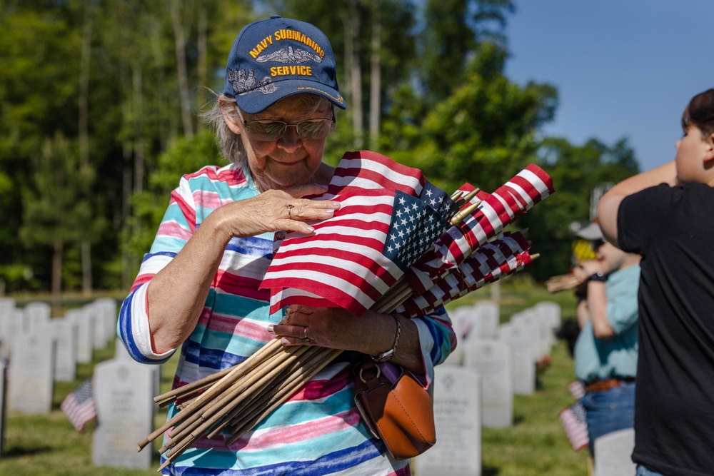 Memorial Day Flag Planting