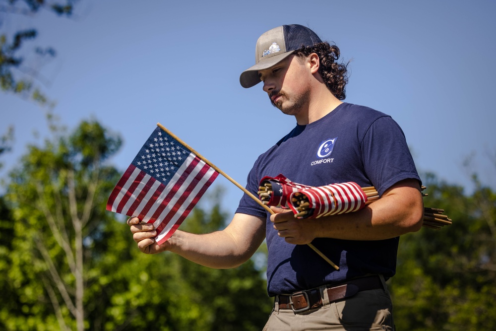 Memorial Day Flag Planting