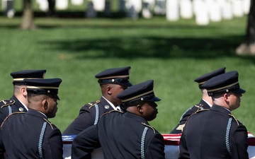 Military Funeral Honors are Conducted for U.S. Army 2nd Lt. Regina Benson in Section 54