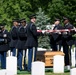 Military Funeral Honors are Conducted for U.S. Army 2nd Lt. Regina Benson in Section 54