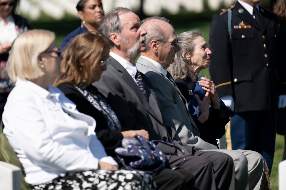 Military Funeral Honors are Conducted for U.S. Army 2nd Lt. Regina Benson in Section 54
