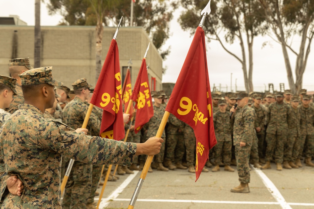 9th Communications Battalion conducts hike on Camp Pendleton