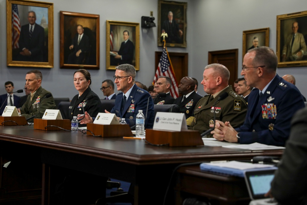 Nordhaus, reserve chiefs, testify before HAC-D