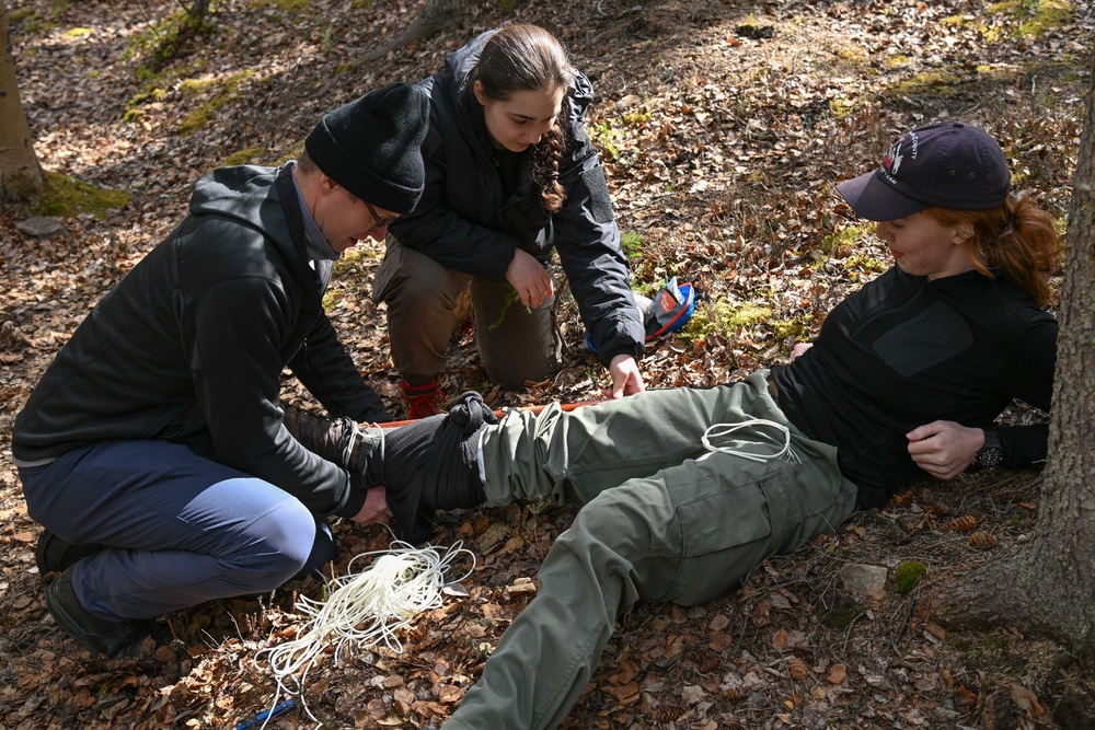 U.S. Coast Guard Sector Western Alaska and U.S. Arctic Overnight Survival Training