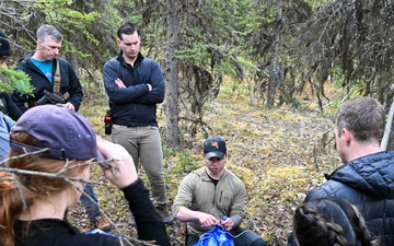 U.S. Coast Guard Sector Western Alaska and U.S. Arctic Overnight Survival Training