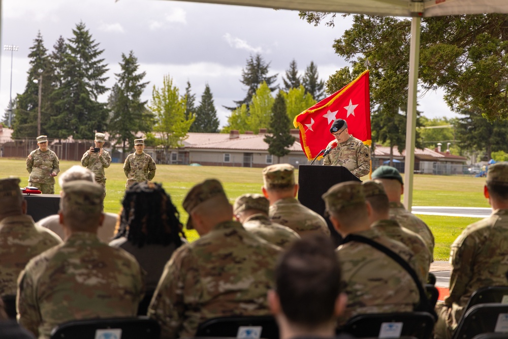 I Corps Relinquishment of Responsibility Ceremony
