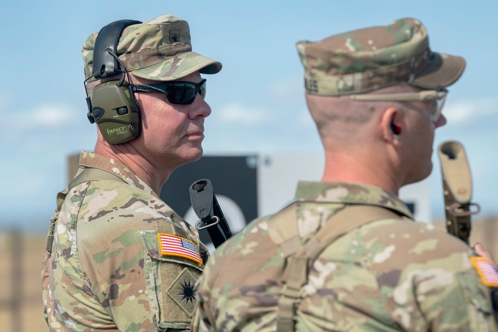 Soldiers and Airmen contend in the Adjutant General’s Combat Marksmanship Competition for 2025