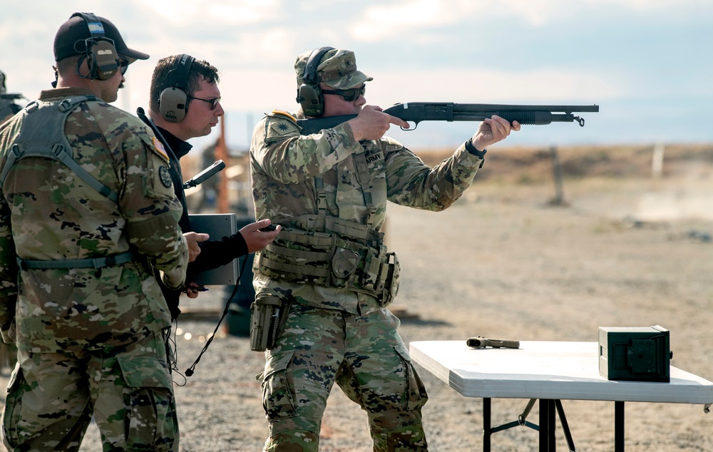 Soldiers and Airmen contend in the Adjutant General’s Combat Marksmanship Competition for 2025