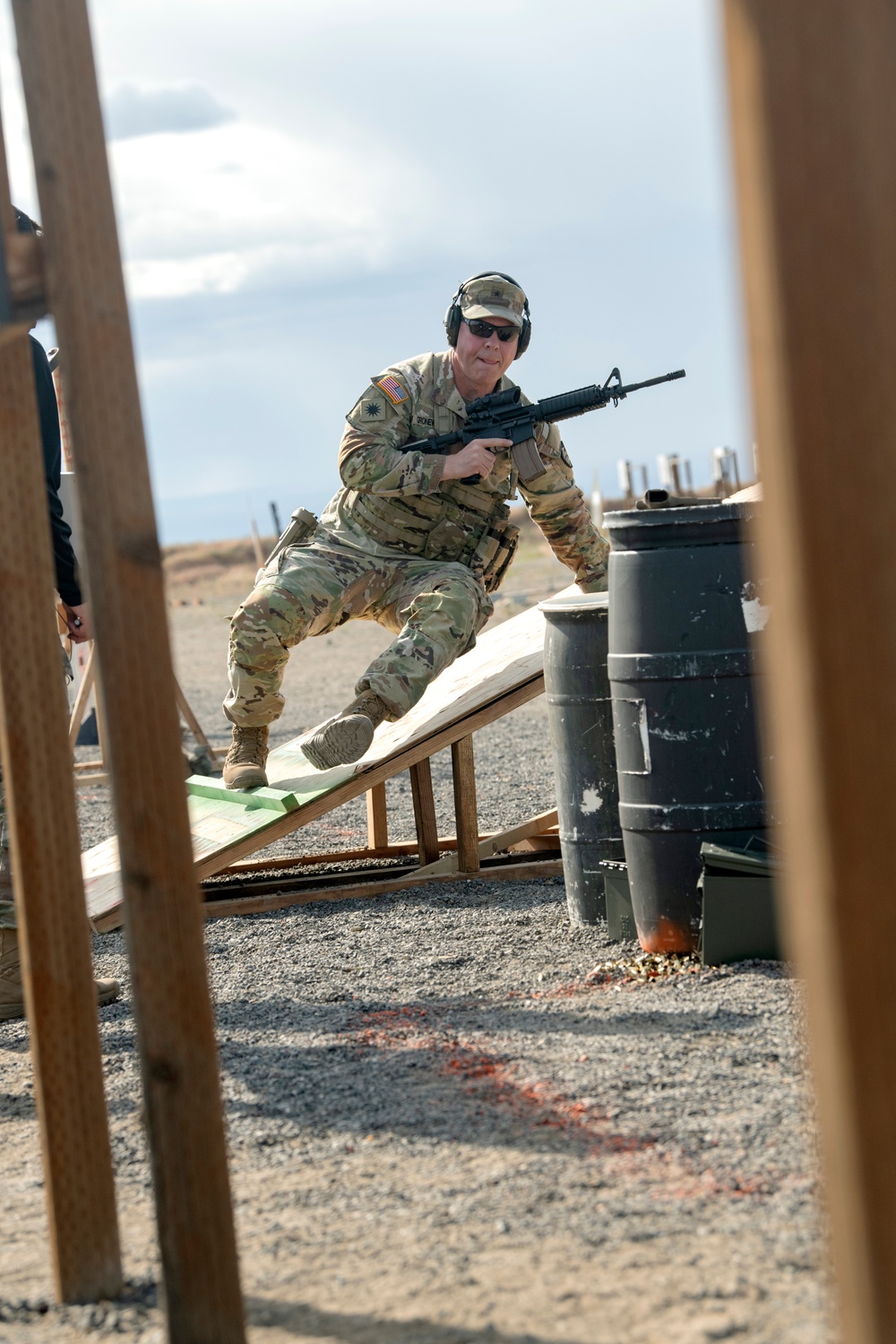 Soldiers and Airmen contend in the Adjutant General’s Combat Marksmanship Competition for 2025