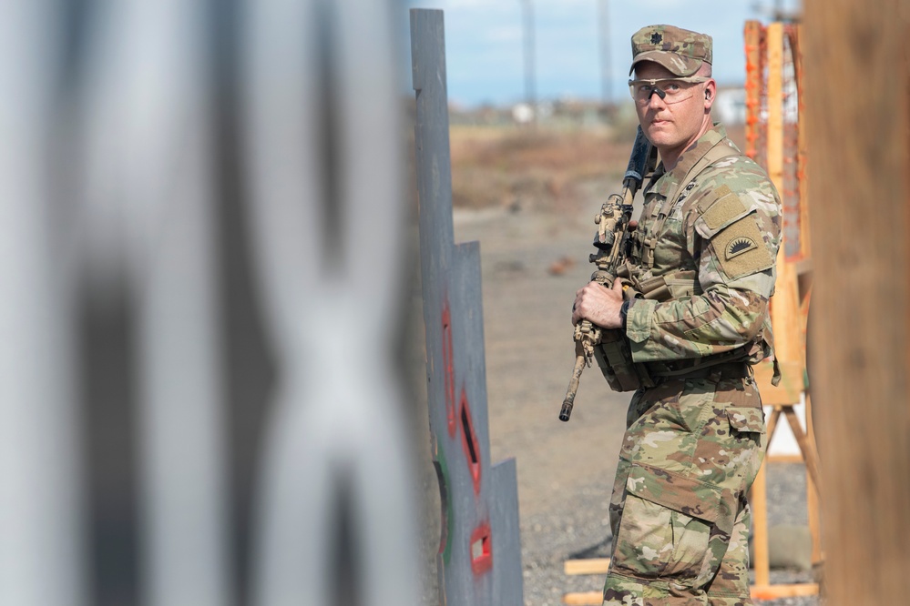 Soldiers and Airmen contend in the Adjutant General’s Combat Marksmanship Competition for 2025