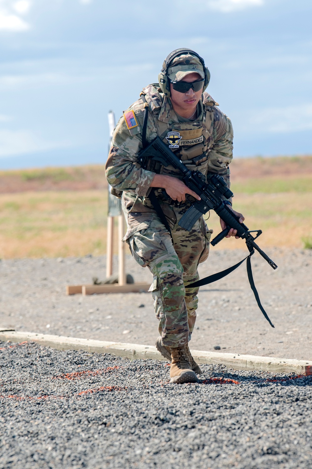 Soldiers and Airmen contend in the Adjutant General’s Combat Marksmanship Competition for 2025