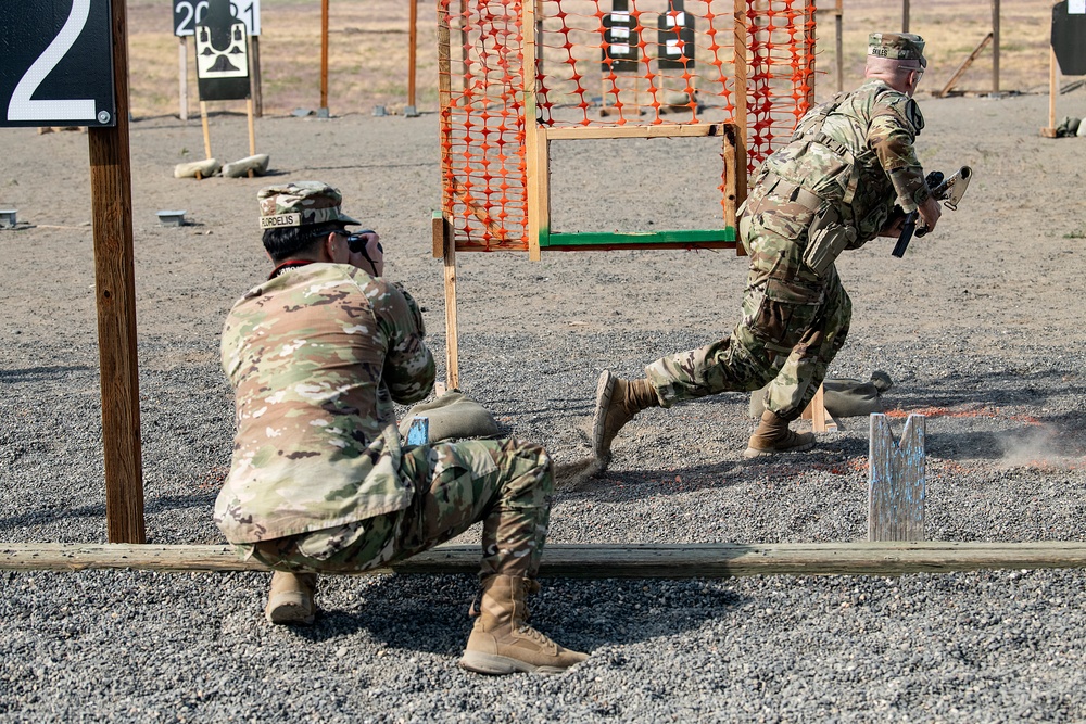 Soldiers and Airmen contend in the Adjutant General’s Combat Marksmanship Competition for 2025