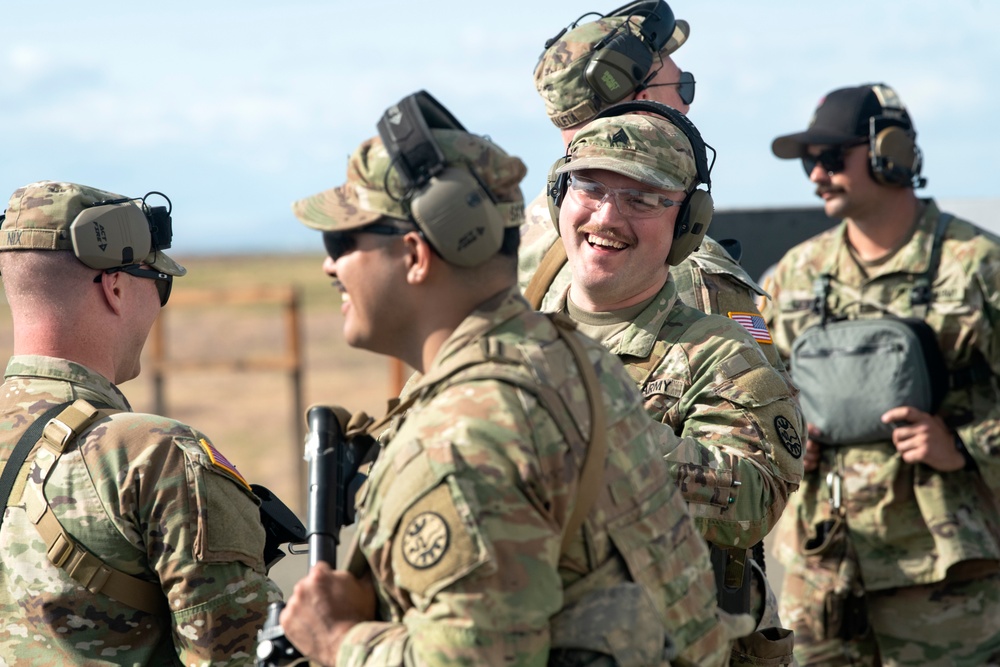 Soldiers and Airmen contend in the Adjutant General’s Combat Marksmanship Competition for 2025