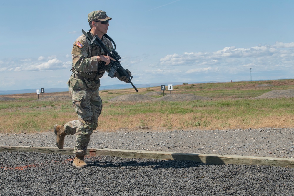 Soldiers and Airmen contend in the Adjutant General’s Combat Marksmanship Competition for 2025