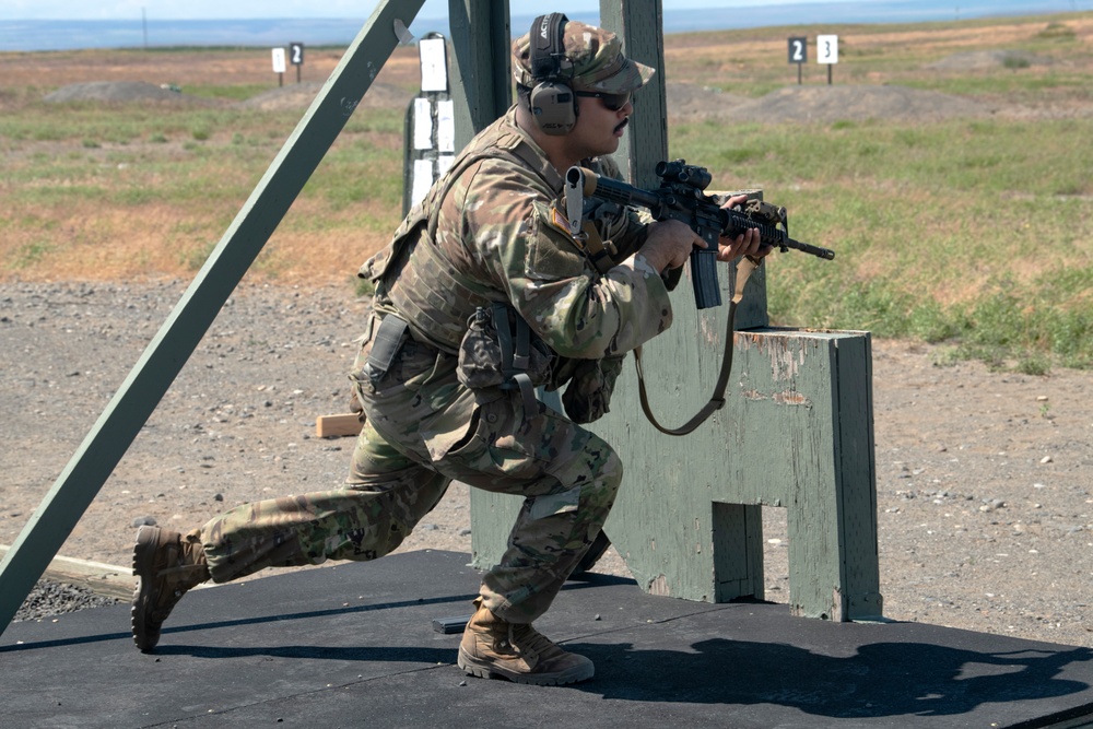 Soldiers and Airmen contend in the Adjutant General’s Combat Marksmanship Competition for 2025