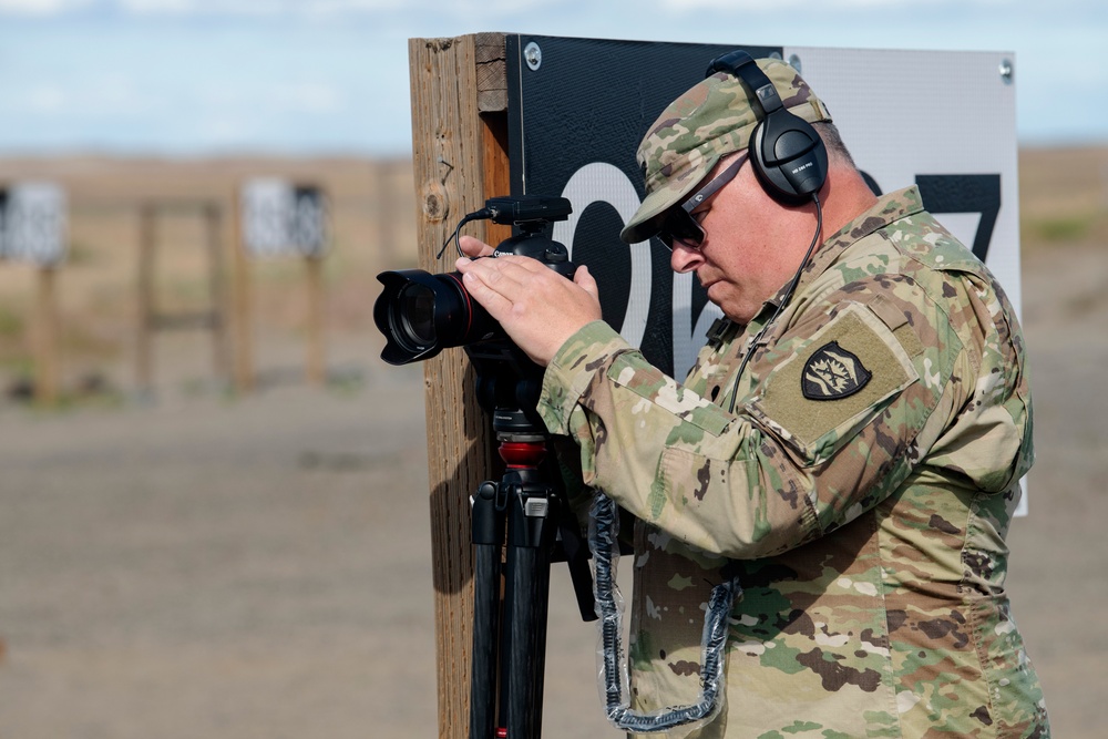 Soldiers and Airmen contend in the Adjutant General’s Combat Marksmanship Competition for 2025