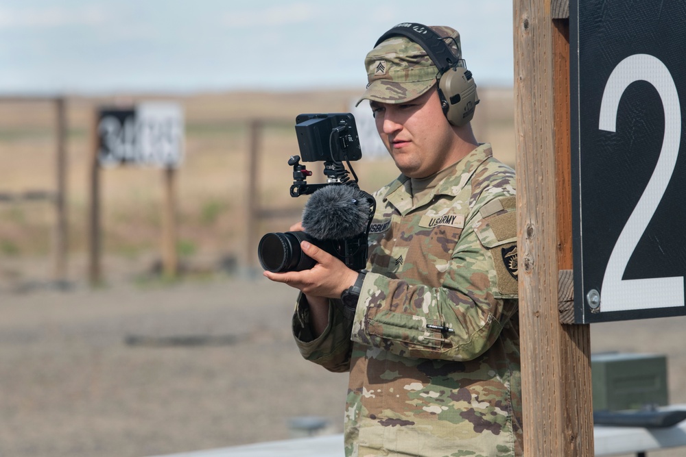 Soldiers and Airmen contend in the Adjutant General’s Combat Marksmanship Competition for 2025