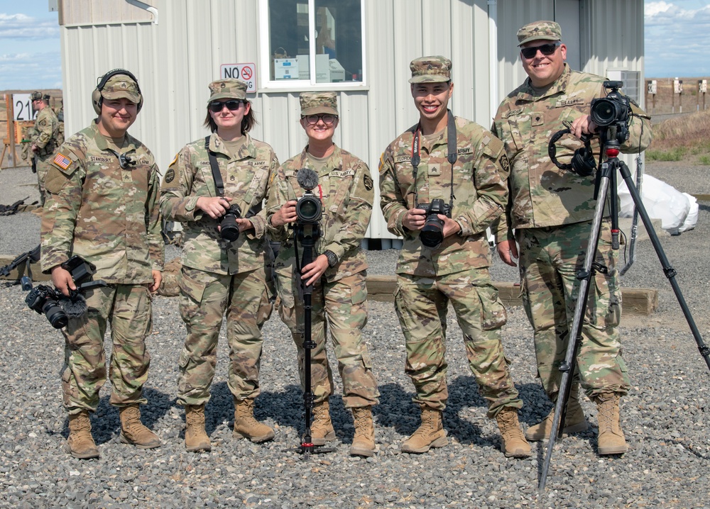 Soldiers and Airmen contend in the Adjutant General’s Combat Marksmanship Competition for 2025