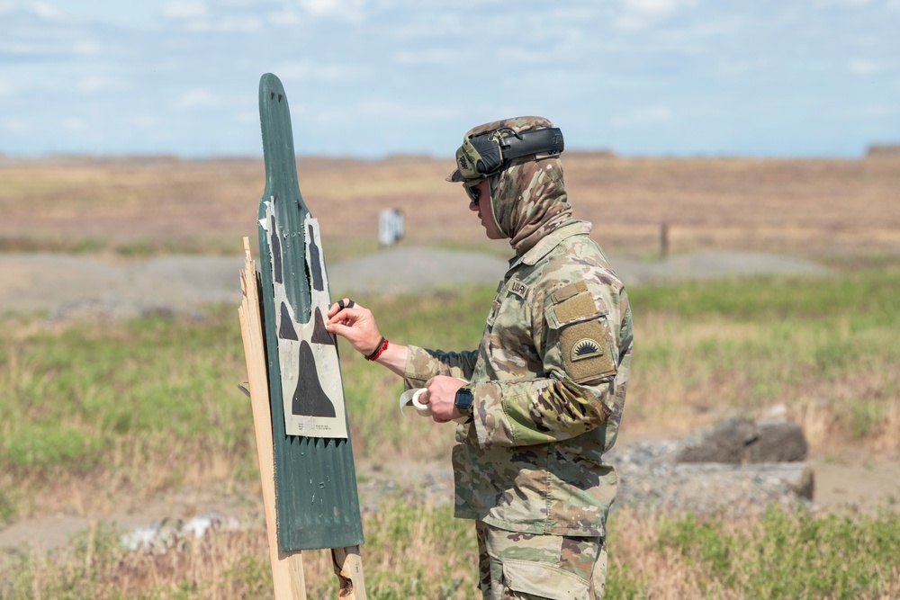 Soldiers and Airmen contend in the Adjutant General’s Combat Marksmanship Competition for 2025