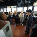 Employee tours USS Spruance (DDG 111) during recent visit at Naval Surface Warfare Center, Port Hueneme Division