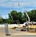 Collective Training Officers Quarters Project construction operations in May 2025 at Fort McCoy