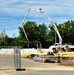 Collective Training Officers Quarters Project construction operations in May 2025 at Fort McCoy