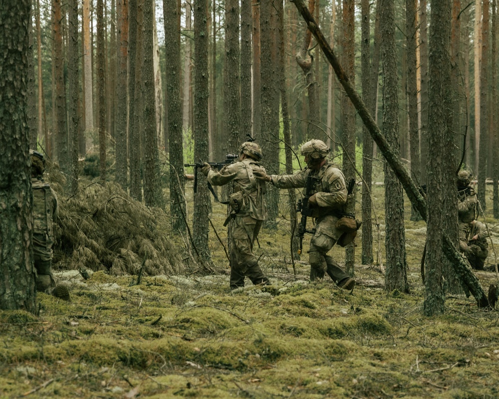 173rd Airborne Brigade Paratroopers Execute STX Training in Lithuania During Swift Response 2025