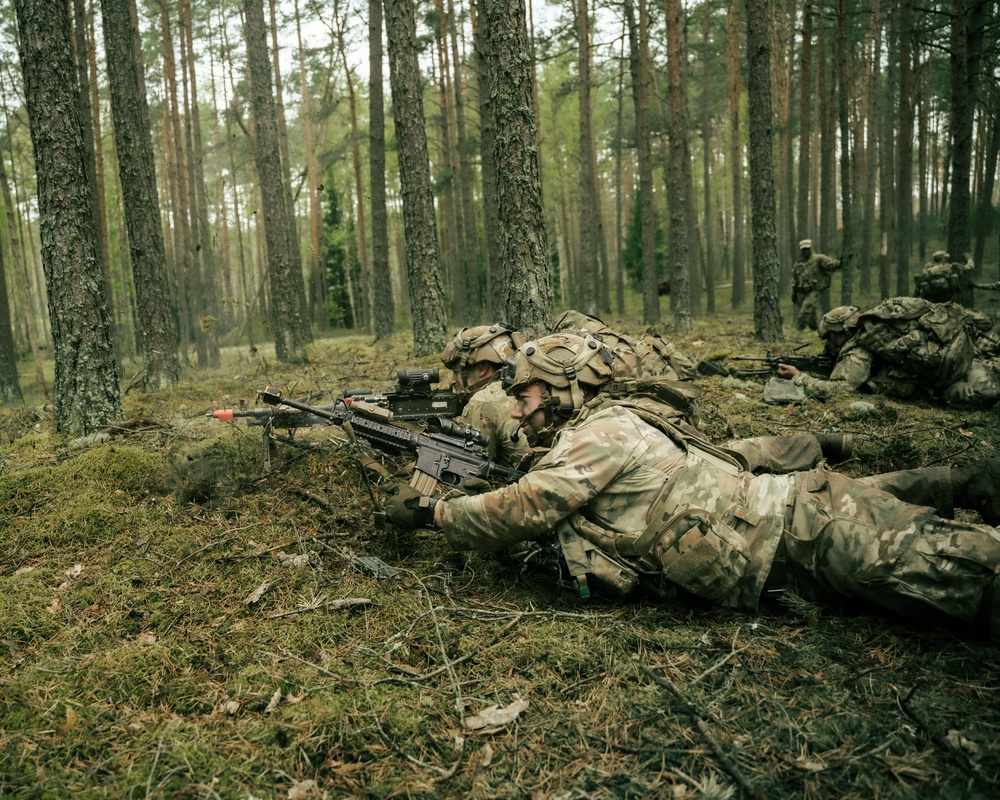 173rd Airborne Brigade Paratroopers Execute STX Training in Lithuania During Swift Response 2025