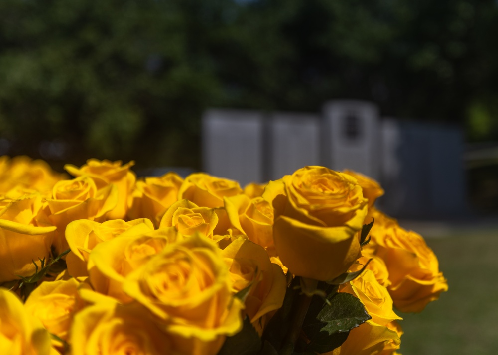 The 82nd Airborne Division honors Gold Star Families during the All American Week Memorial Ceremony