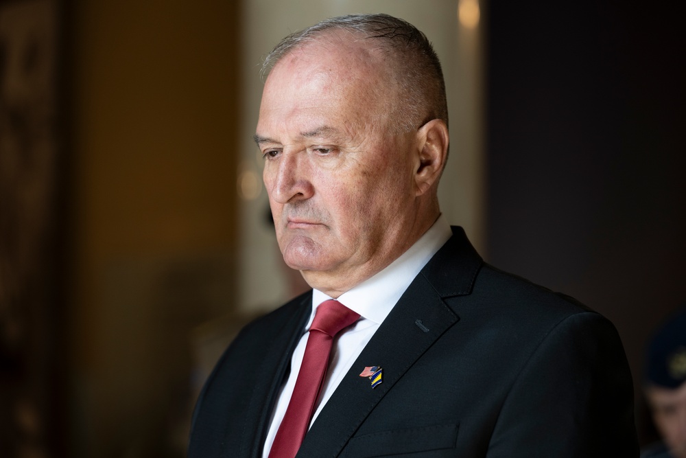 Minister of Defence of Bosnia and Herzegovina Zukan Helez Visits ANC